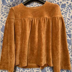 NWT Madewell Texture & Thread Corduroy Swing Top